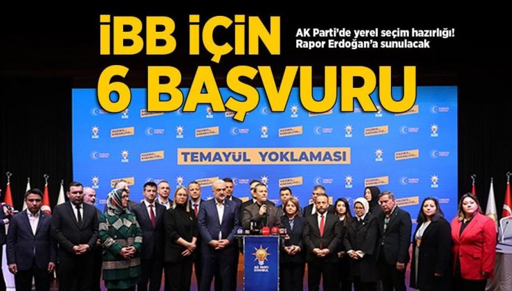 AK Parti’de temayül yoklaması! İstanbul Büyükşehir Belediye Başkanlığı için 6 aday adayı başvurdu