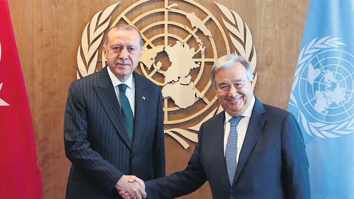 Erdoğan ve Guterres telefonda görüştü