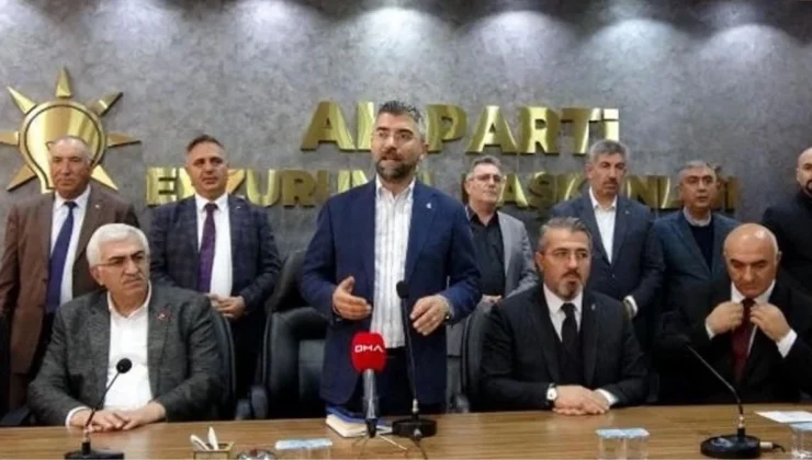 Erzurum’da DEVA Partisi’nden istifa eden 800 kişi AK Parti’ye katıldı