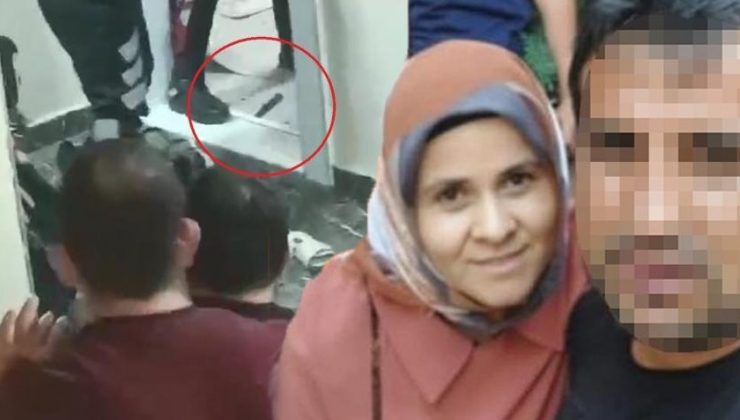 Eşini öldürdü! Katilin yakalanma anının görüntüleri ortaya çıktı