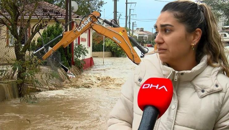 İstanbul’da sağanak! Silivri’de dere taştı, evleri su bastı