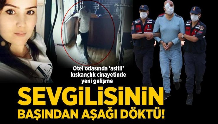 Otel odasında sevgilisini dökerek öldürmüştü! İşte istenen ceza