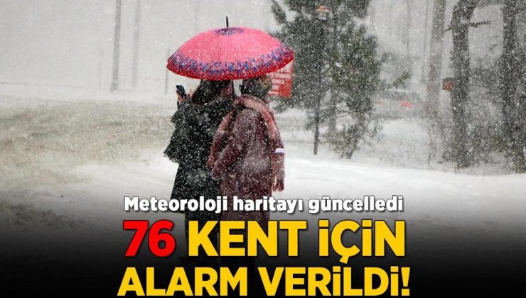 SON DAKİKA: Meteoroloji’den 76 şehir için uyarı! Sarı ve turuncu alarm…