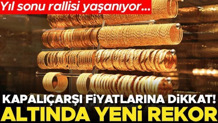 Altın fiyatlarında rekor! Kapalıçarşı’da 2021 lira seviyesi görüldü