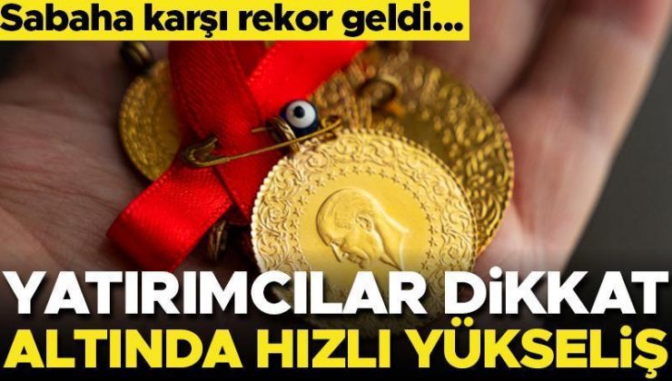 Altın yine rekor kırdı! Kapalıçarşı’da 2026 liraya yükseldi