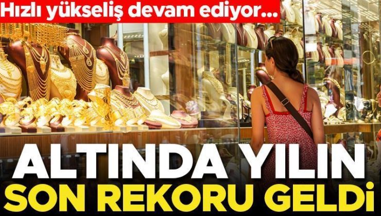 Altında hızlı yükseliş! Yeni rekor geldi