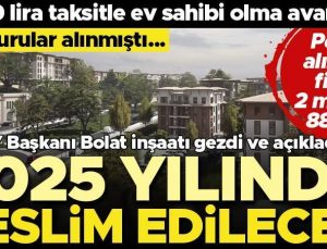 Kuraya katılanlar merakla bekliyordu! Taksitler 7500 liradan başlıyor… Yenişehir Arnavutköy’de inşaat başladı… Bolat açıkladı: 2025 yılında teslim edilecek