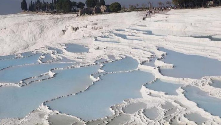 Pamukkale ziyaretçi rekoru kırdı