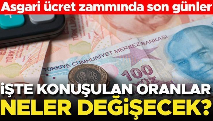 Son dakika haberi: 2024 Asgari ücret zammı için son günler! İşte konuşulan zam oranları… Asgari ücret ne kadar olacak ve neler değişecek?