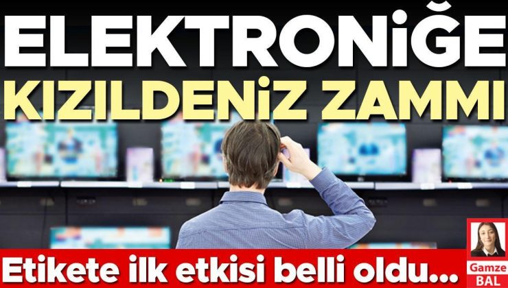 Elektroniğe Kızıldeniz zammı