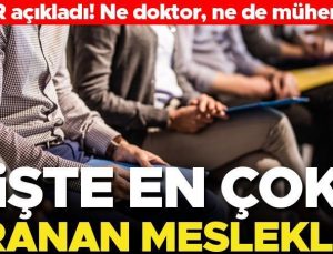 İŞKUR açıkladı, ne doktor, ne de mühendis… İşte en çok personel aranan meslekler