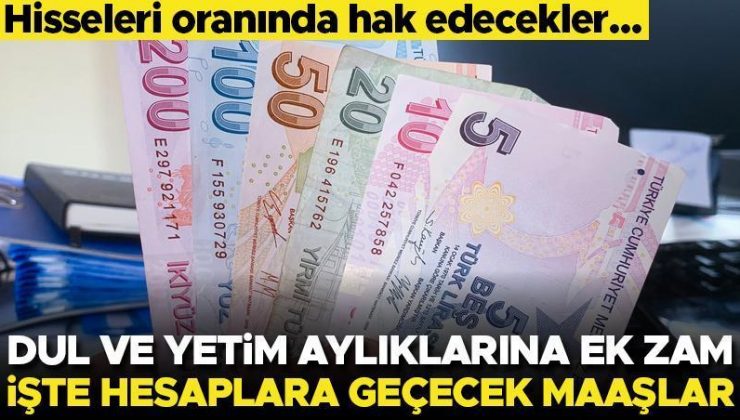 Son dakika… Dul ve yetim aylıklarına ek zam geldi… İşte yeni maaşlar