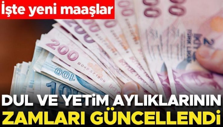 Son dakika… Dul ve yetim aylıklarının zamları güncellendi… İşte yeni maaşlar