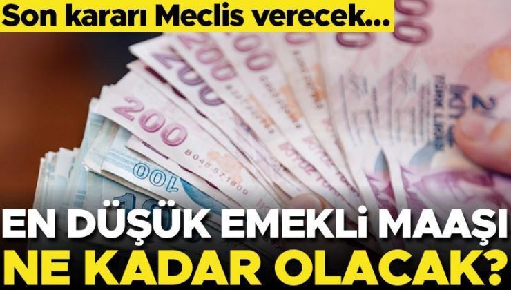 Son dakika… En düşük emekli maaşı ne kadar olacak?