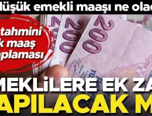 Son dakika… En düşük emekli maaşı ne olacak? Emeklilere ek zam yapılacak mı? İşte kök maaş hesaplaması…