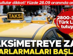 Taksimetre zam ayarları başladı