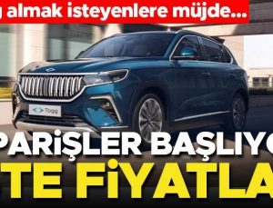 Togg almak isteyenler dikkat! Siparişler başlıyor….İşte Togg fiyatları