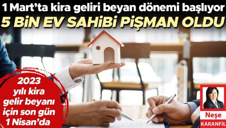 5 bin ev sahibi pişman oldu