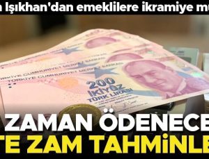 Bakan Işıkhan’dan emeklilere bayram ikramiyesi müjdesi… Ne zaman ödenecek? İşte zam tahminleri