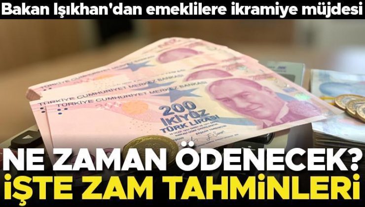 Bakan Işıkhan’dan emeklilere bayram ikramiyesi müjdesi… Ne zaman ödenecek? İşte zam tahminleri