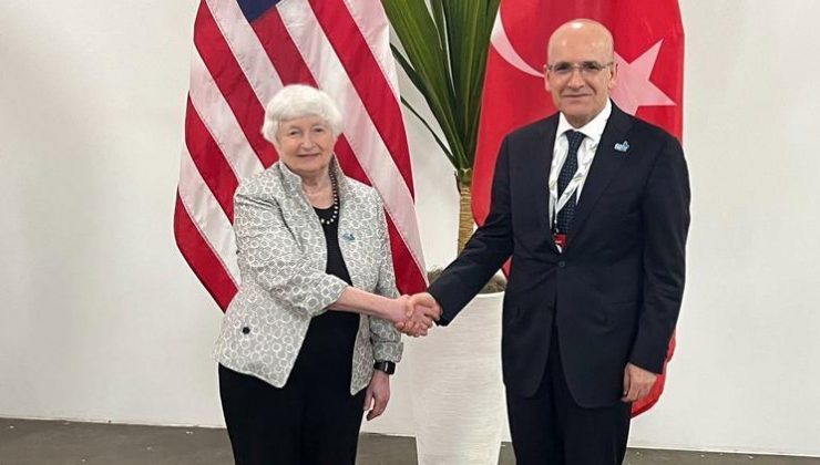 Bakan Şimşek, ABD Hazine Bakanı Yellen ile görüştü