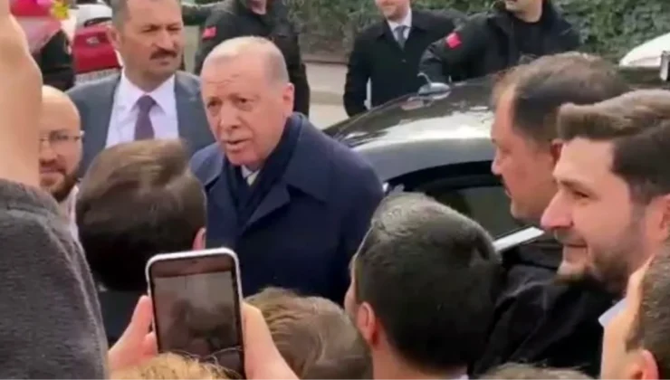 Cumhurbaşkanı Erdoğan’a sürpriz doğum günü! Görünce hemen aracını durdurdu