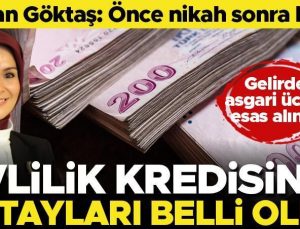 Evlilik kredisinin detaylarını Bakan Göktaş açıkladı: Önce nikah sonra kredi… İşte tüm detaylar