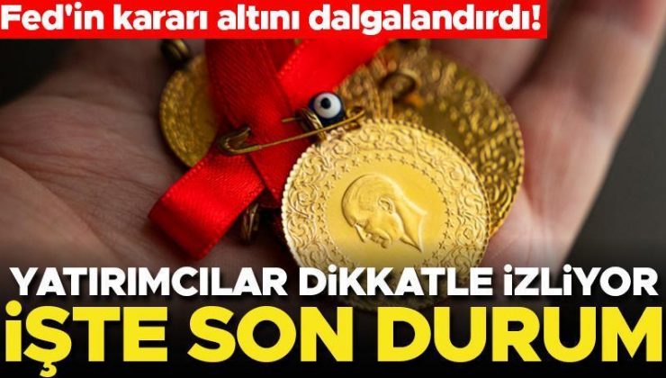 Fed’in kararı altını dalgalandırdı! Yatırımcılar dikkatle izliyor… İşte son durum