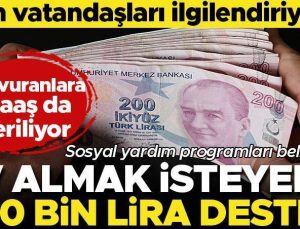 Son dakika… Ev alacaklara 500 bin lira karşılıksız yardım! Sosyal yardım programları belirlendi… Başvuranlara maaş veriliyor