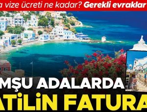 Vize muafiyeti olan 10 Yunan adasında tatil 7-8 bin liradan başlıyor: Komşu adalarda tatilin faturası