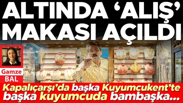 Altında ‘alış’ makası açıldı