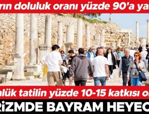 Turizmde bayram heyecanı