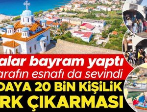 Adalar bayram yaptı, iki tarafın esnafı da sevindi: 5 adaya 20 bin kişilik Türk çıkarması