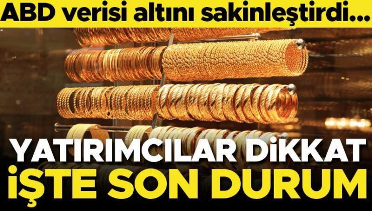 Altın fiyatlarına ABD verisi etkisi! İşte son durum