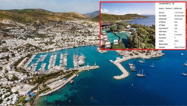 Bodrum’daki yazlık kiraları 25 milyon TL’ye ulaştı! Emlakçılardan ‘denetim’ çağrısı