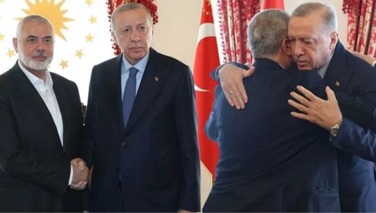 Cumhurbaşkanı Erdoğan ile Hamas Siyasi Büro Başkanı Haniye görüşmesi başladı