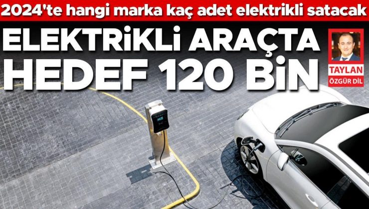 Elektrikli araçta hedef 120 bin… Türkiye elektrikli otomobil pazarının 2024’te iki kata yakın büyümesi bekleniyor