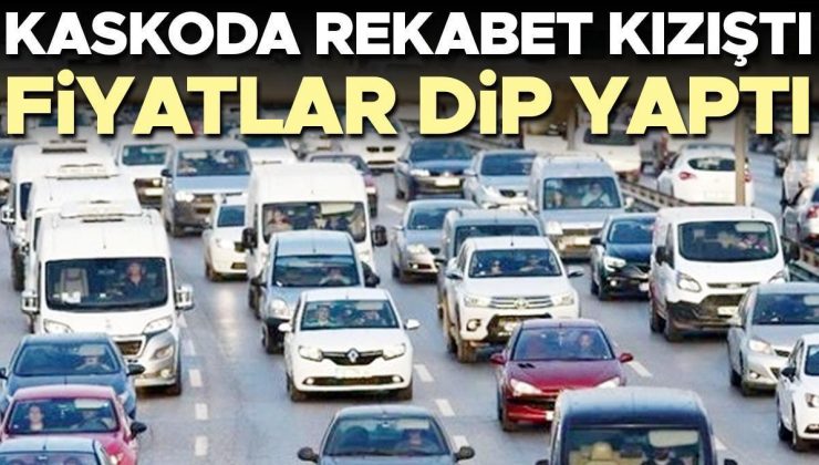 Kaskoda rekabet kızıştı fiyatlar dip yaptı