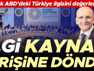 Şimşek ABD’deki Türkiye ilgisini değerlendirdi… İlgi kaynak girişine döndü