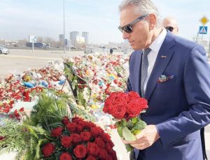 TÜRSAB heyeti saldırının ardından taziye ziyaretinde bulundu: Turizmcilerden Rusya’ya ’sizinleyiz’ mesajı