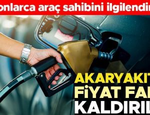 Akaryakıtta fiyat farkı kaldırıldı… Resmi Gazete’de yayımlandı