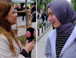 Genç kız, sokak röportajındaki sözleriyle gündem oldu: Emekliye 10 bin lira yeter