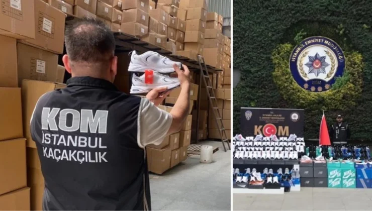 İstanbul’da ‘kaçak ayakkabı’ operasyonu: Piyasa değeri 500 milyon lira