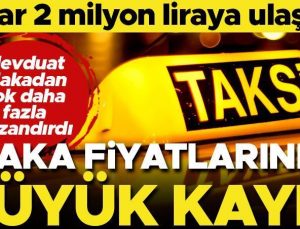 Taksi plakasında büyük kayıp! Alanların zararı artıyor