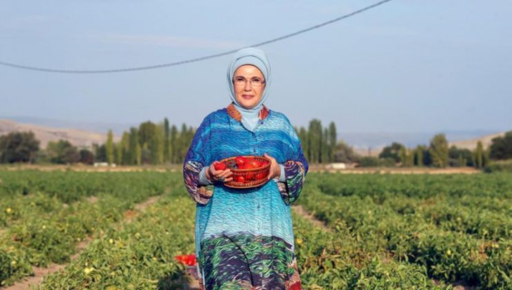 Emine Erdoğan’dan AB tescili alan Ayaş domatesi paylaşımı