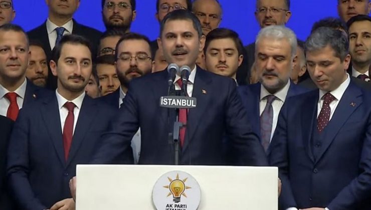 AK Parti İstanbul adayı Murat Kurum’dan adaylık ilanı sonrası ilk sözler