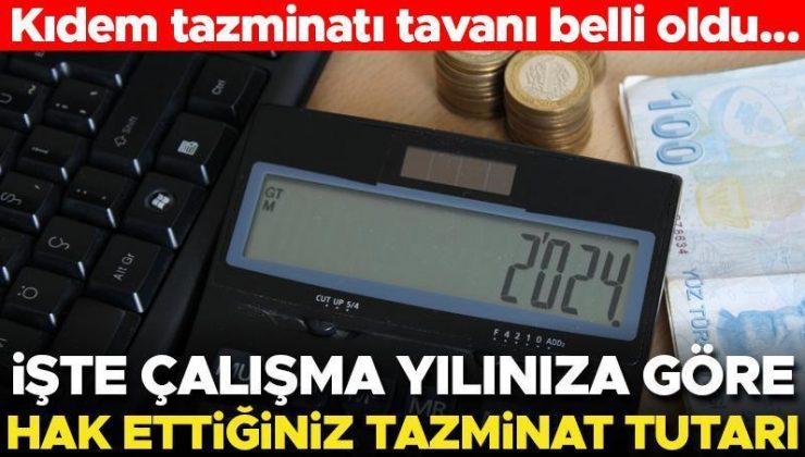 Kıdem tazminatı tavanı belli oldu… İşte çalışma yılınıza göre hak ettiğiniz tazminat tutarı